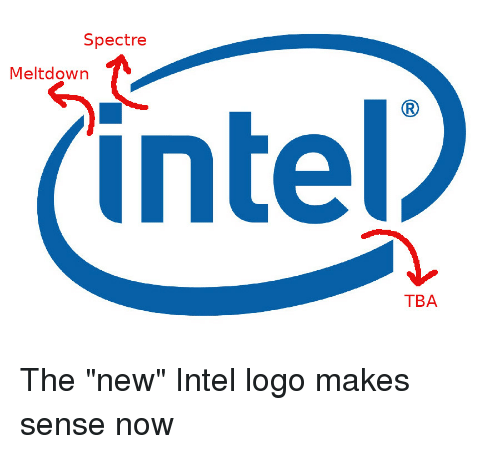 New Intel logo make sence now | ProgrammerHumor.io