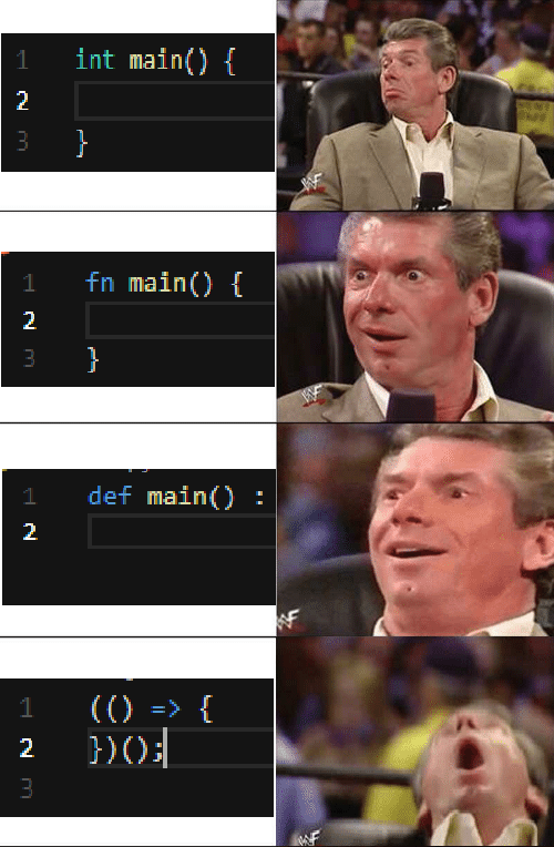 Great language btw | language-memes | ProgrammerHumor.io