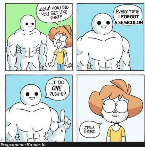 Learning to program and getting ripped at the same time | program-memes | ProgrammerHumor.io