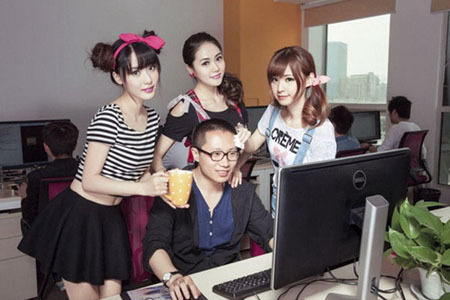 Chinese & Japanese tech companies are hiring "programmer cheerleaders" to motivate programmers and raise morale in the office | programmer-memes, tech-memes, program-memes | ProgrammerHumor.io