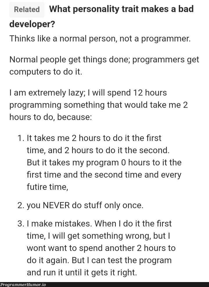 Relatable? | programming-memes, programmer-memes, developer-memes, computer-memes, program-memes, test-memes, IT-memes | ProgrammerHumor.io