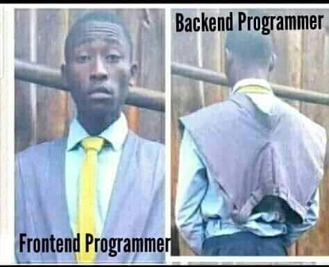 Frontend vs Backend | programmer-memes, backend-memes, program-memes, frontend-memes | ProgrammerHumor.io