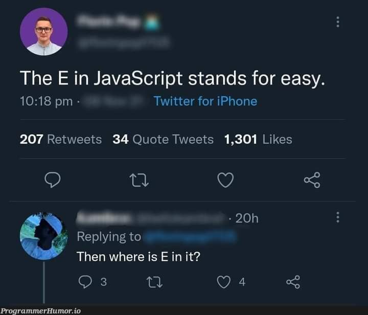 JeveScrept | javascript-memes, java-memes, iphone-memes, twitter-memes, retweet-memes | ProgrammerHumor.io