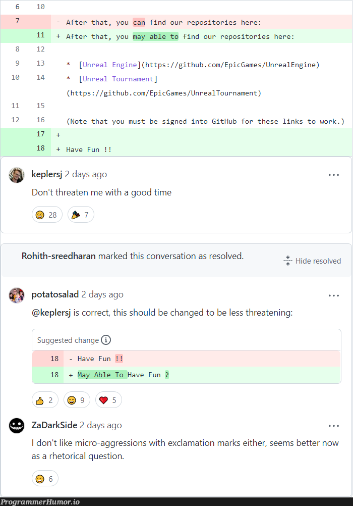 Code review in a nutshell | code-memes, git-memes, github-memes, shell-memes, http-memes, ide-memes | ProgrammerHumor.io