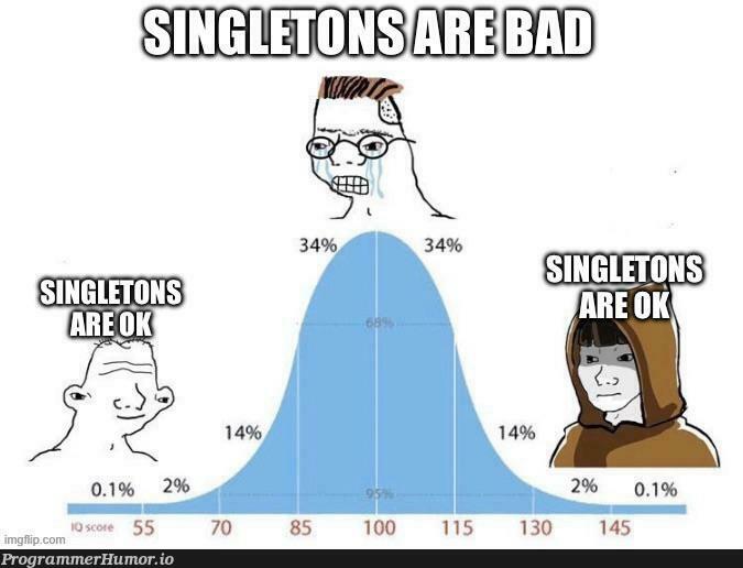 Singletons are bad | ProgrammerHumor.io