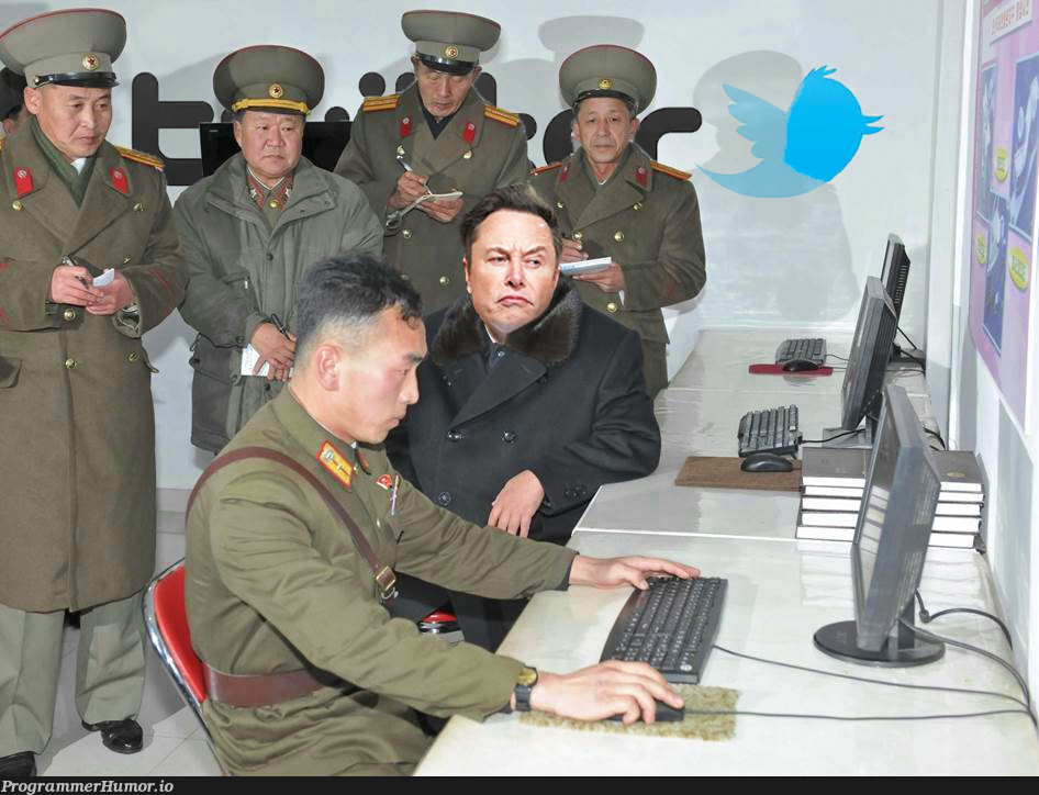 Elon Musk doing code review | code-memes | ProgrammerHumor.io