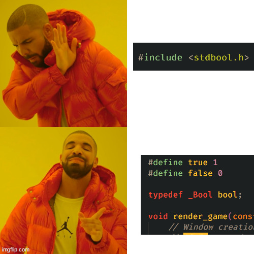 Bools in C | ProgrammerHumor.io