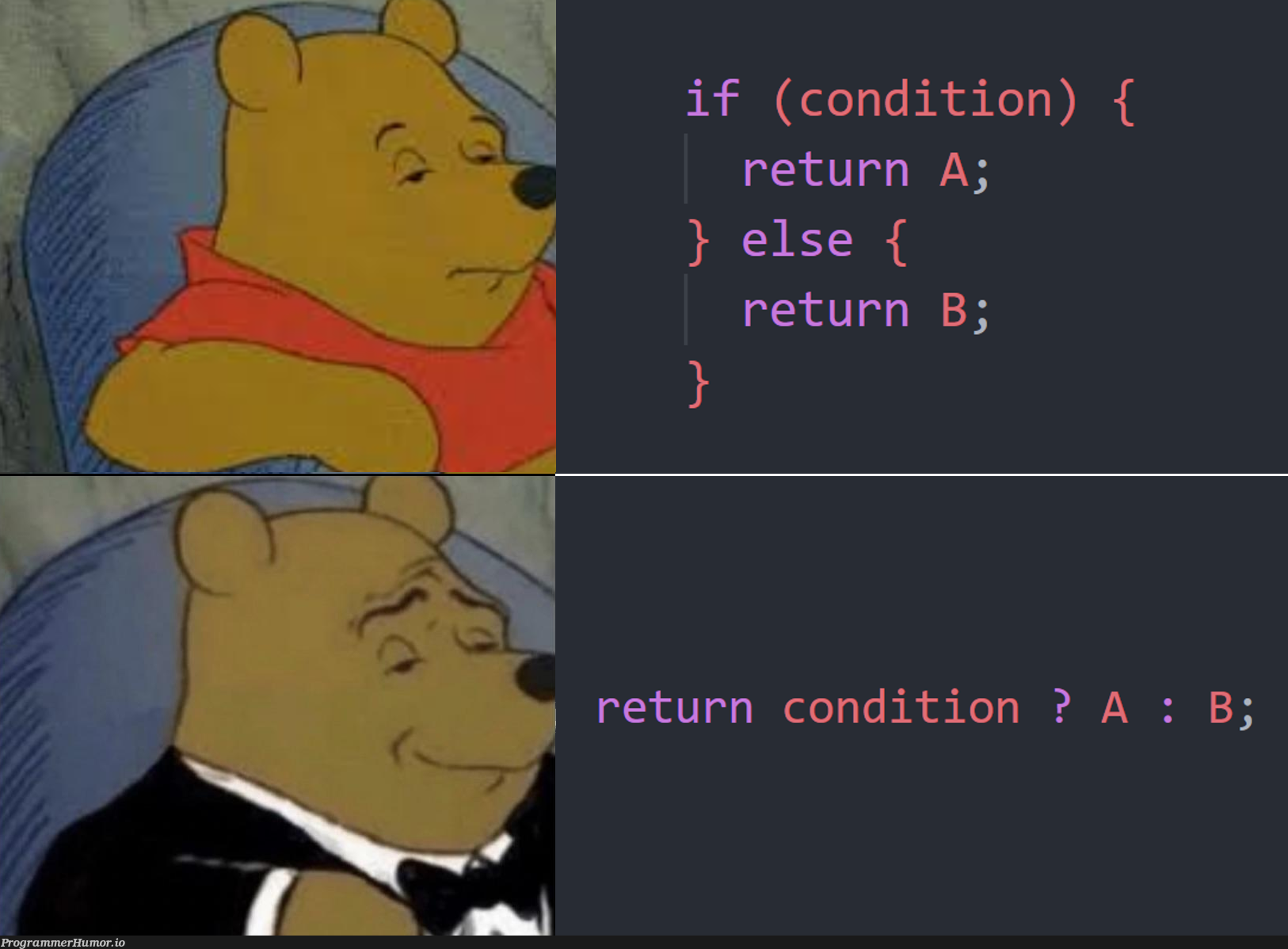 ternaries are very sophisticated | ProgrammerHumor.io