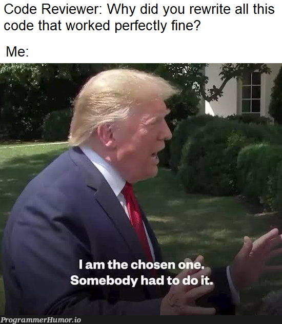 What code review looks like | code-memes | ProgrammerHumor.io