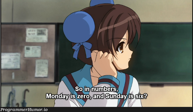 Haruhi Suzumiya gets it right | IT-memes | ProgrammerHumor.io