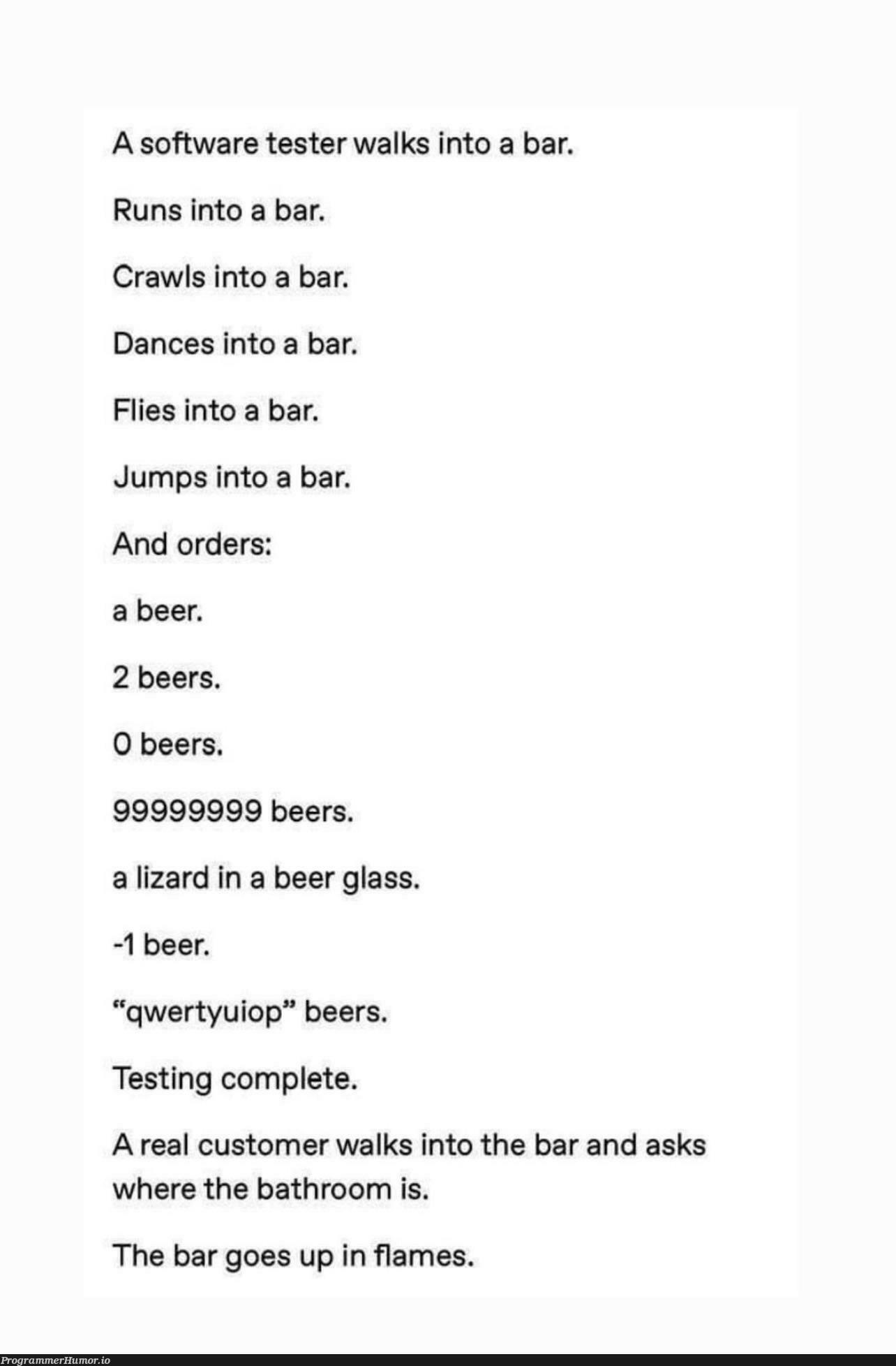 Not sure if I’ve seen this one here before | software-memes, testing-memes, test-memes | ProgrammerHumor.io