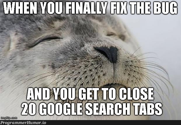 Feels so good | ProgrammerHumor.io