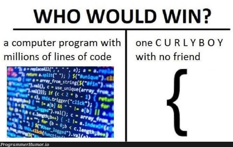 What do you think? | code-memes, computer-memes, program-memes, lines of code-memes, url-memes, curl-memes | ProgrammerHumor.io