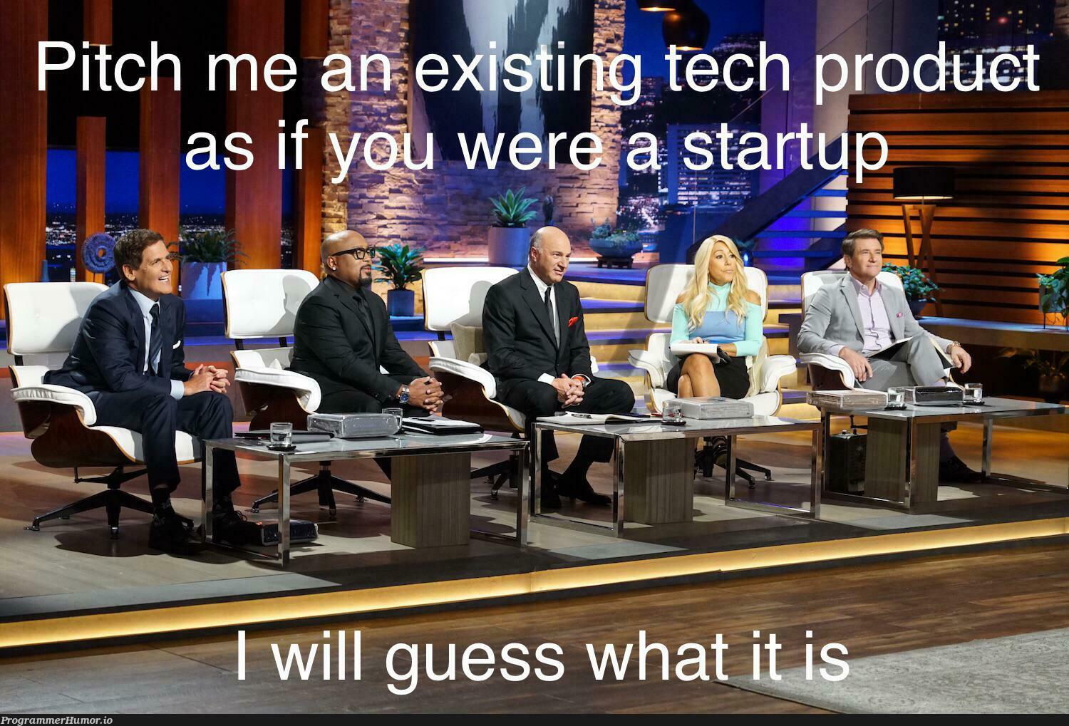 Pitch to me like you own a startup | startup-memes | ProgrammerHumor.io