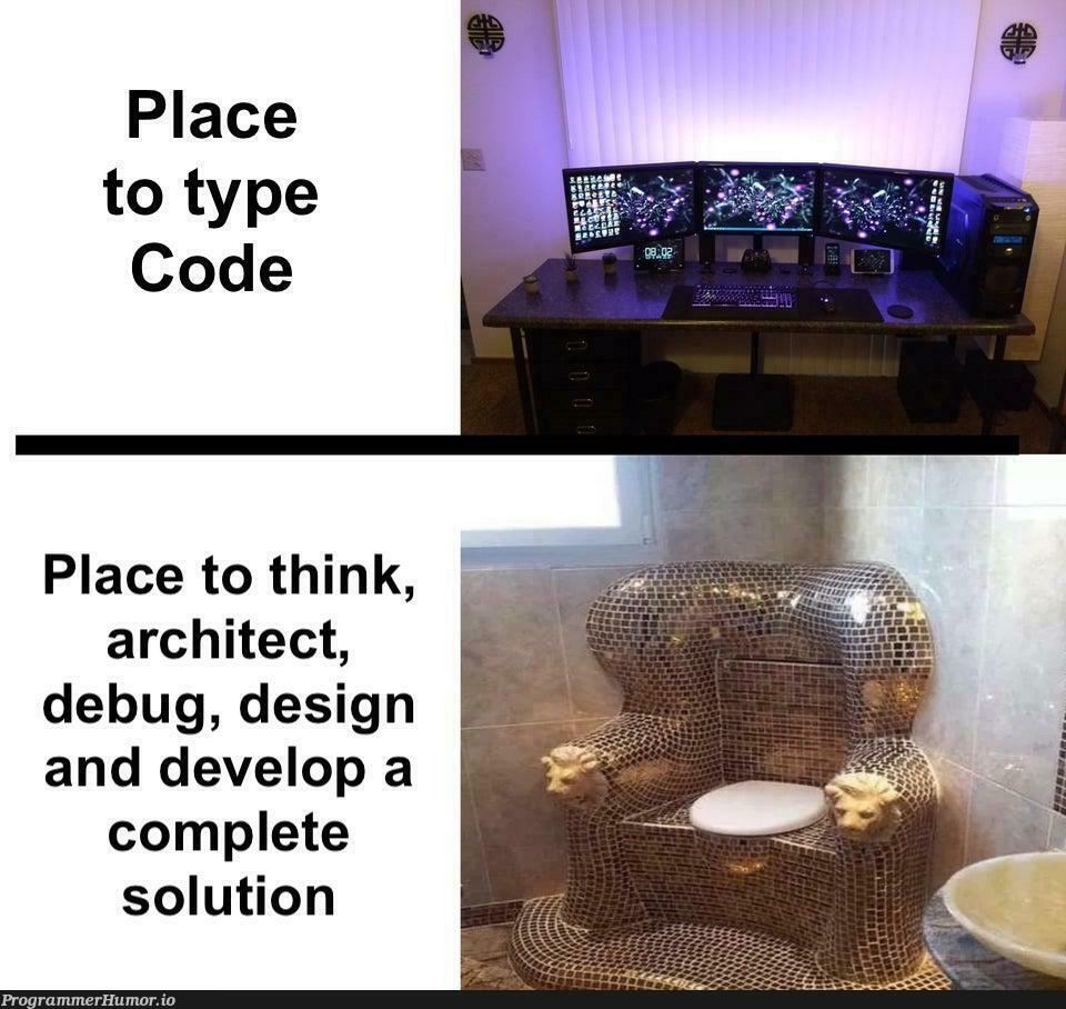 Imagine if both the places were combined together. | design-memes, bug-memes, debug-memes, bot-memes | ProgrammerHumor.io