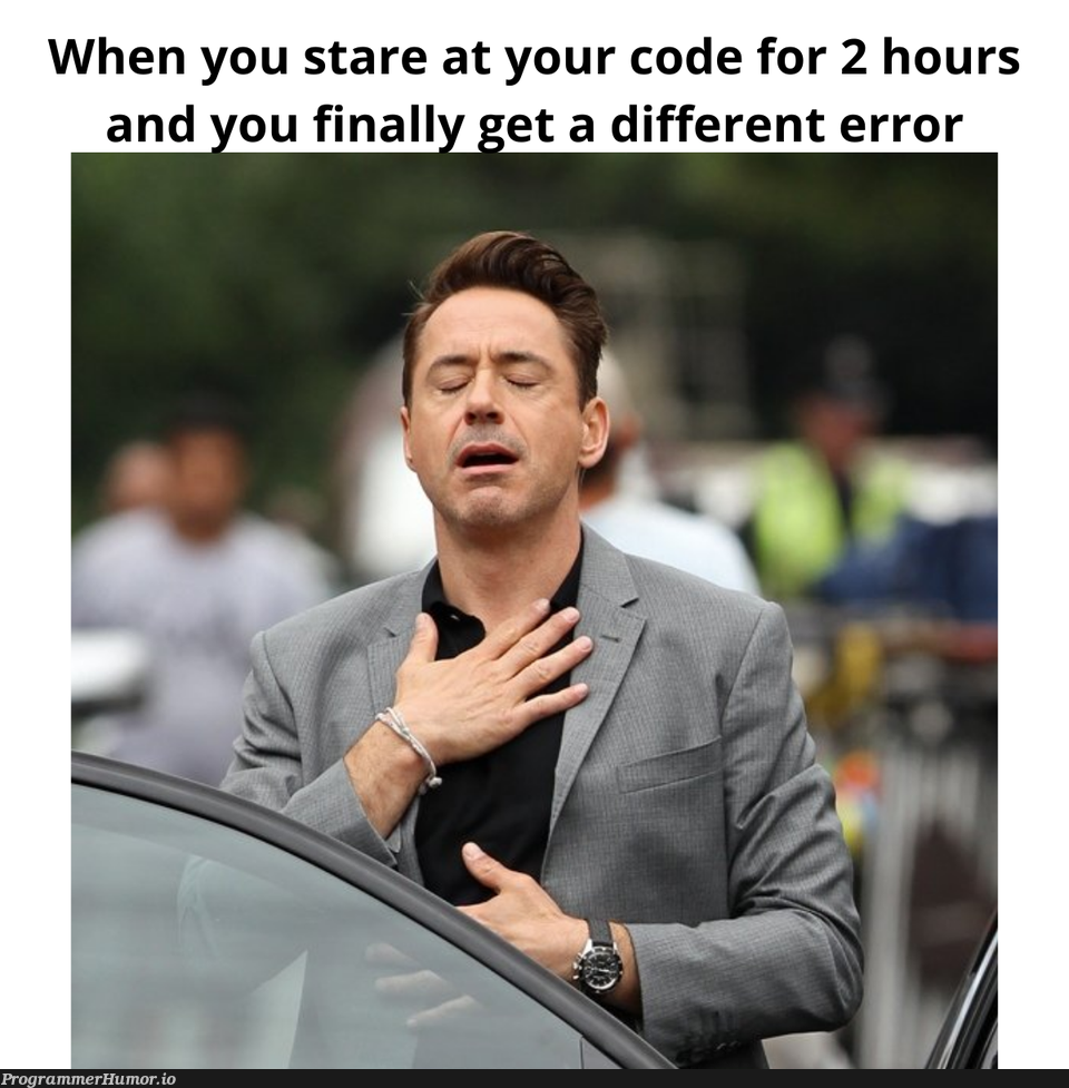 Oh good, a new colour. | code-memes, error-memes | ProgrammerHumor.io