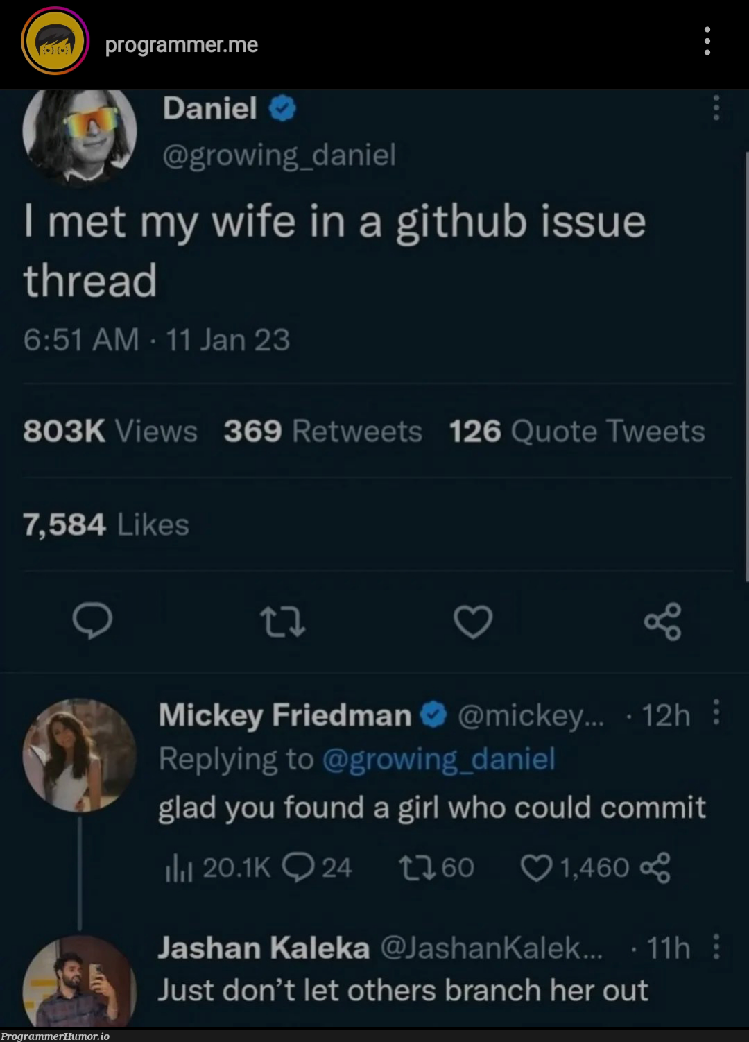 git push -u origin wife | programmer-memes, program-memes, git-memes, github-memes, retweet-memes | ProgrammerHumor.io