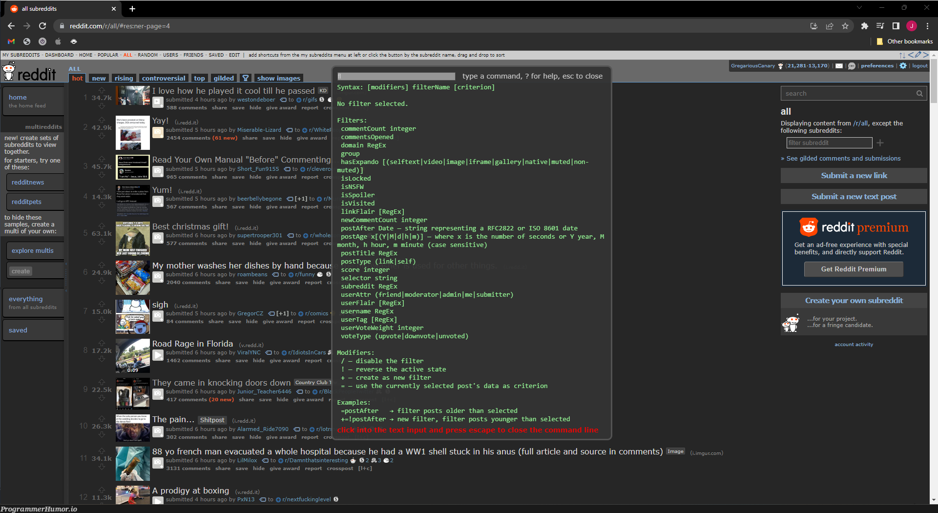 Think I just accidentally hacked reddit, lol | try-memes, command-memes, command line-memes, data-memes, regex-memes, string-memes, image-memes, shell-memes, date-memes, oop-memes, c-memes, cli-memes, reddit-memes, IT-memes, ide-memes, ML-memes, cs-memes, comment-memes | ProgrammerHumor.io