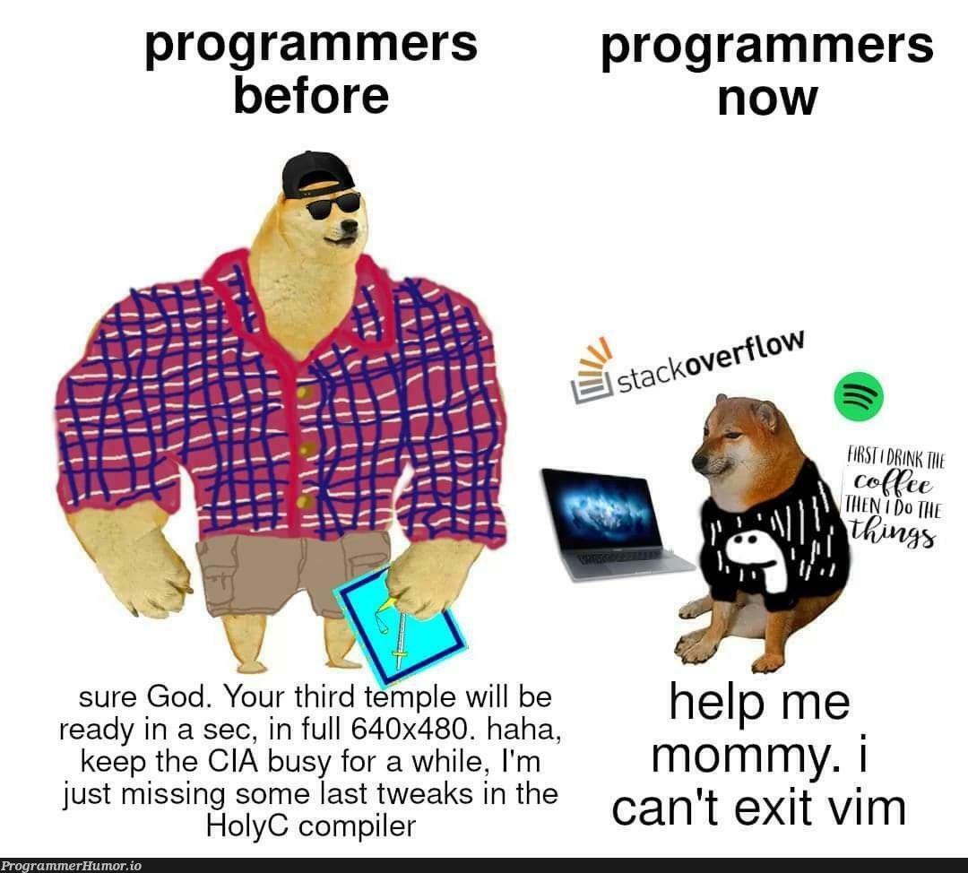 Found on Facebook gonna get my coffee before I can get offended properly | programmer-memes, vim-memes, program-memes, facebook-memes, perl-memes, compiler-memes | ProgrammerHumor.io