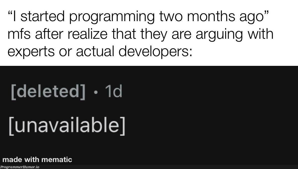 Seeing this happen a lot lately | programming-memes, developer-memes, program-memes | ProgrammerHumor.io