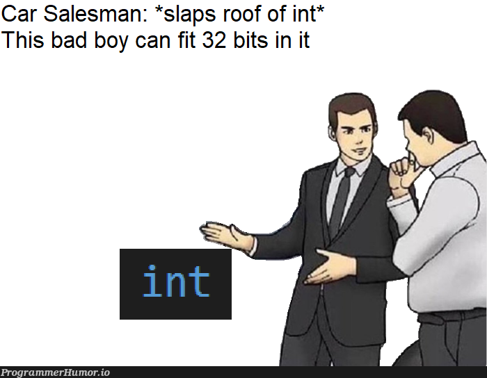 Slaps roof of int. | IT-memes | ProgrammerHumor.io