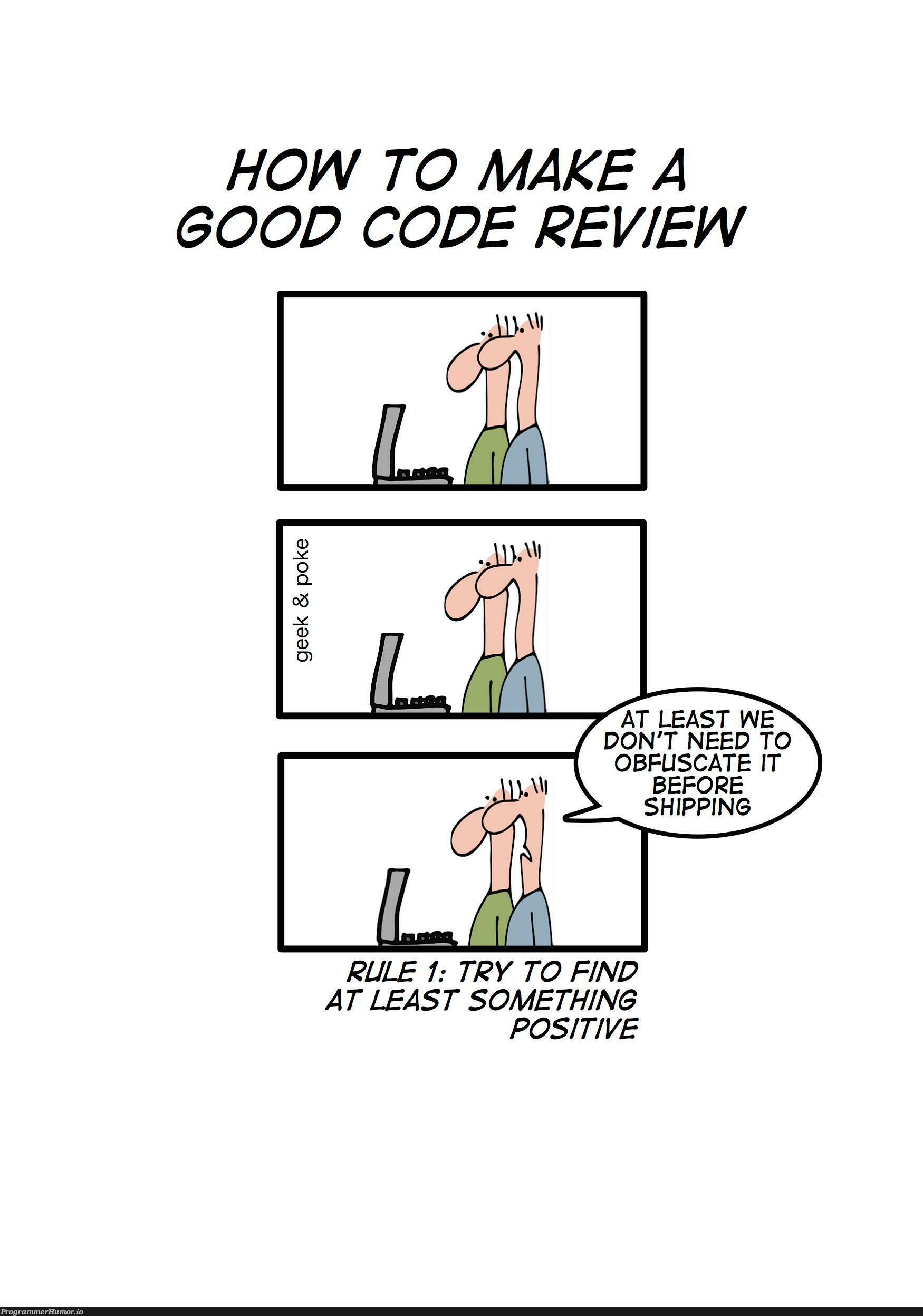 Feelings after code review | code-memes, geek-memes, try-memes, IT-memes | ProgrammerHumor.io