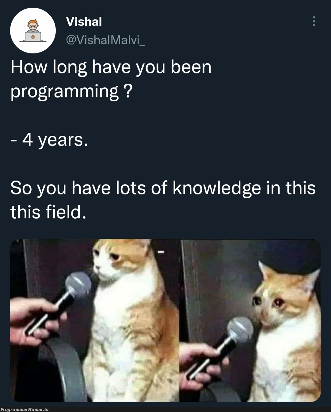 5 years and I don't know anything | programming-memes, program-memes, edge-memes | ProgrammerHumor.io