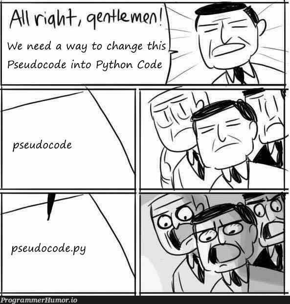 Pseudocode | code-memes, python-memes, Pseudocode-memes | ProgrammerHumor.io