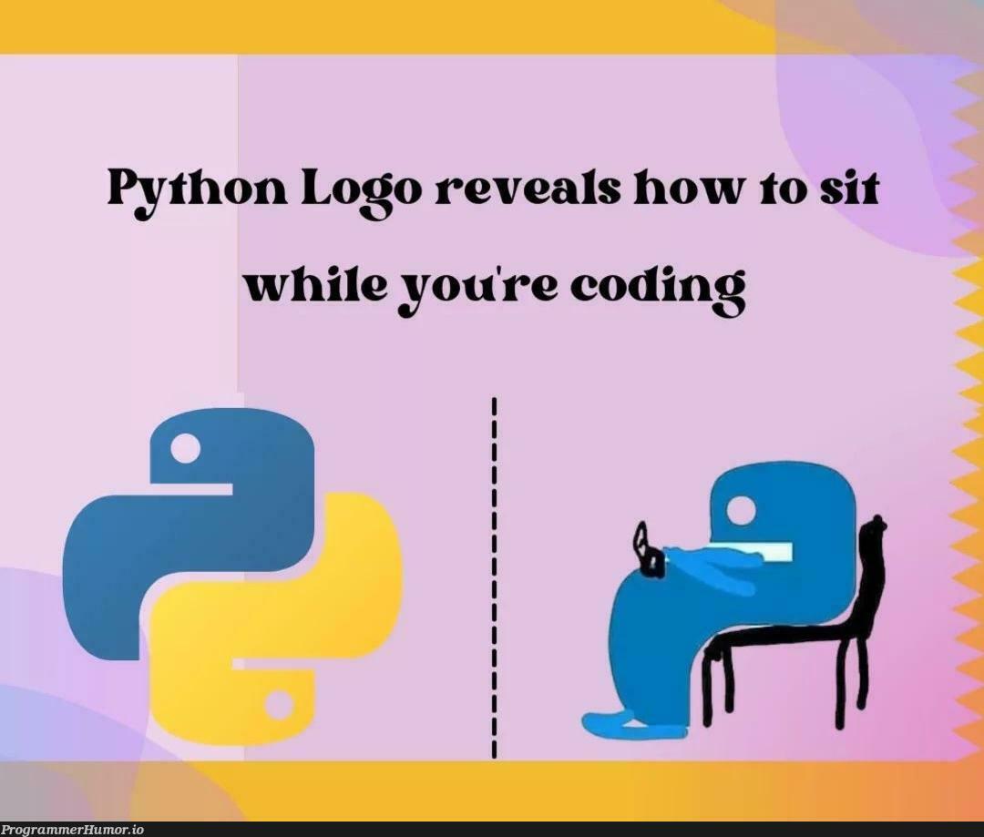 Python Logo | coding-memes, python-memes | ProgrammerHumor.io