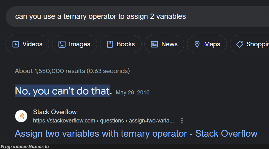 Thanks StackOverflow | variables-memes, stackoverflow-memes, stack-memes, stack overflow-memes, http-memes, overflow-memes, ide-memes | ProgrammerHumor.io