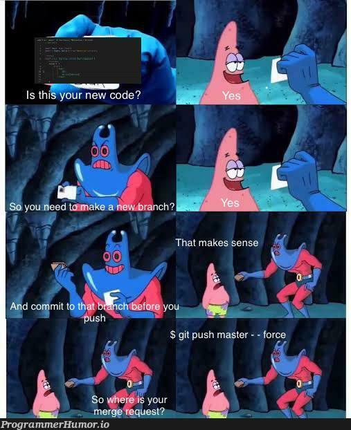 I am doing a Uni group project at the moment, it’s going well. | code-memes, git-memes, c-memes | ProgrammerHumor.io