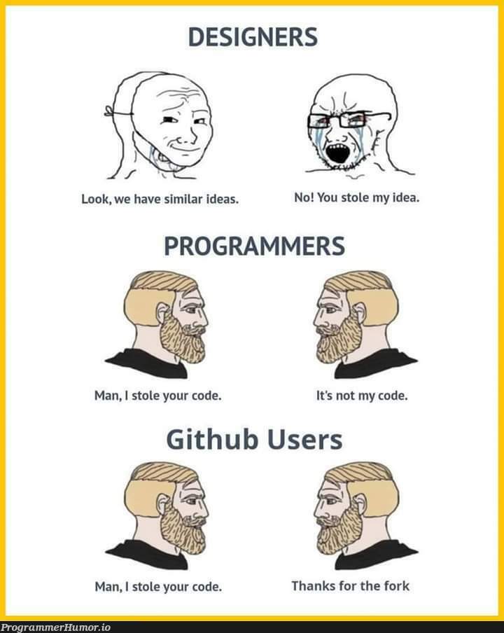 thanksForTheFork | programmer-memes, code-memes, design-memes, designer-memes, program-memes, git-memes, github-memes, fork-memes, idea-memes, ide-memes | ProgrammerHumor.io