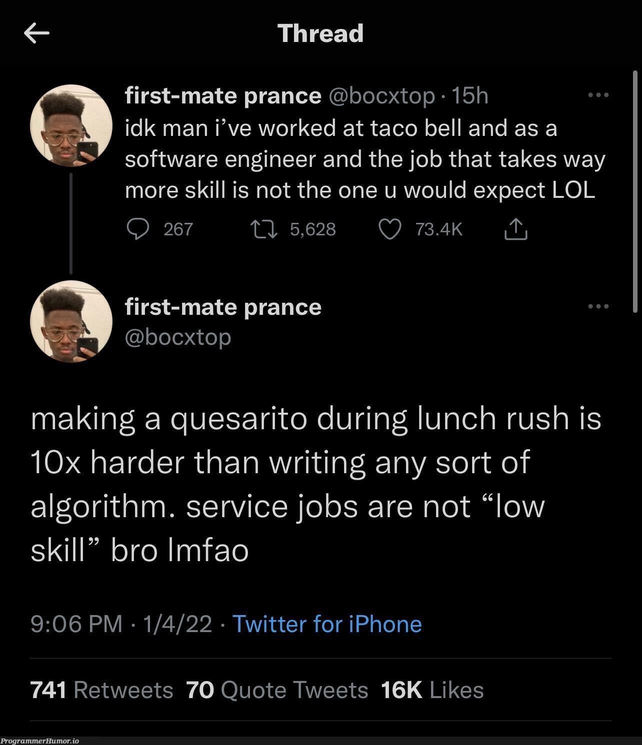 Thoughts?? | software-memes, engineer-memes, software engineer-memes, iphone-memes, algorithm-memes, twitter-memes, retweet-memes | ProgrammerHumor.io