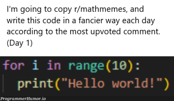 Let's do it! | code-memes, comment-memes | ProgrammerHumor.io