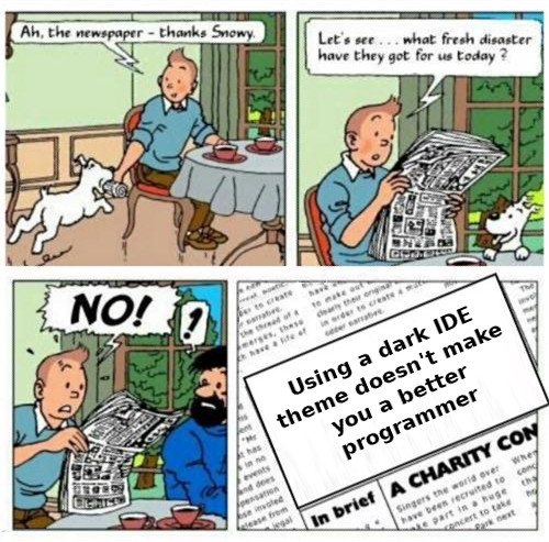 Tintin is popular now, right? | ProgrammerHumor.io