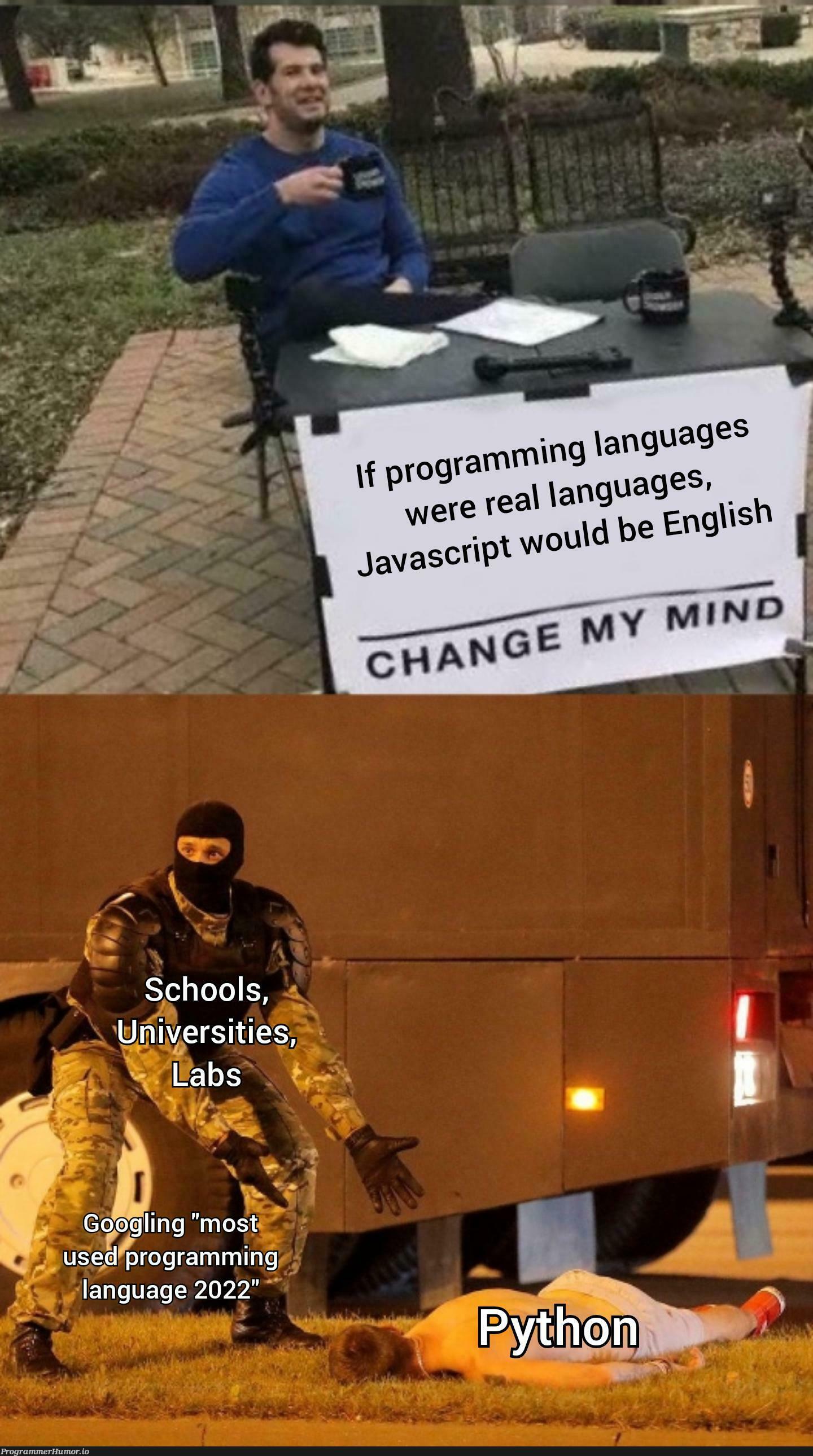 I can disagree : let the war begin | language-memes | ProgrammerHumor.io