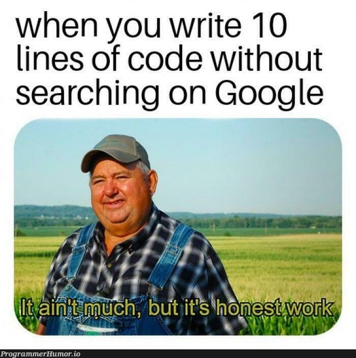 It be like that sometimes | code-memes, google-memes, lines of code-memes, search-memes, IT-memes | ProgrammerHumor.io