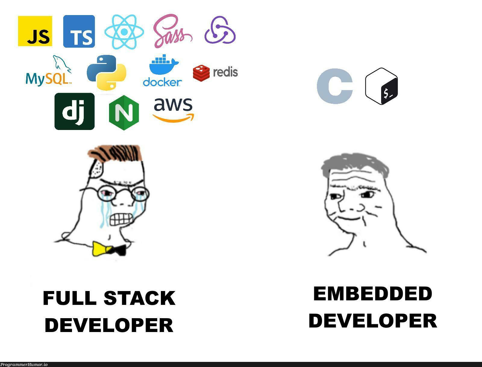 Choose Your Career Path Wisely | developer-memes, stack-memes, redis-memes, full stack-memes | ProgrammerHumor.io