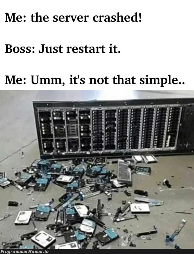 I'm having a bad day | server-memes, rest-memes, crash-memes | ProgrammerHumor.io