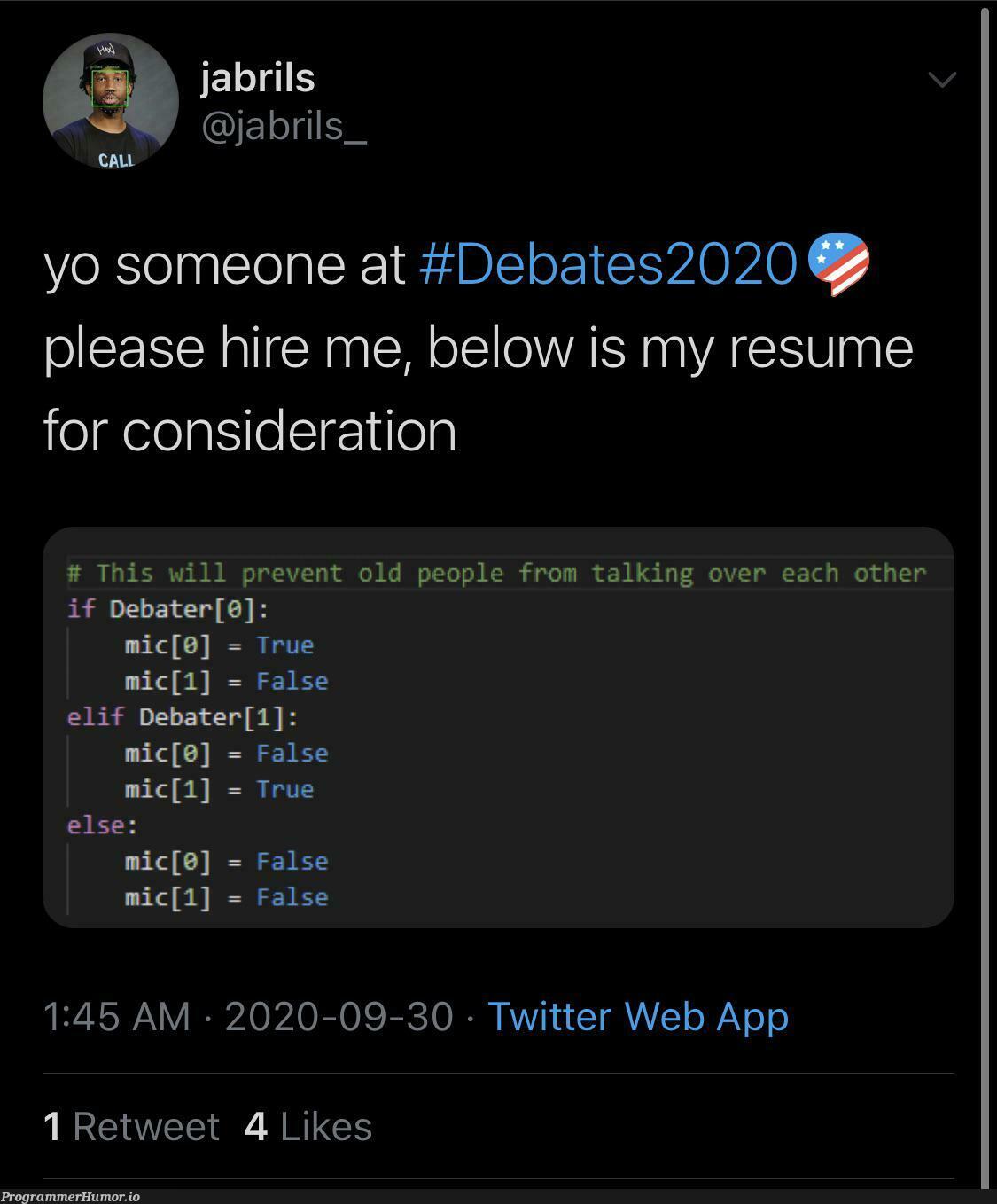 from @jabrils_ | web-memes, ide-memes, twitter-memes, retweet-memes | ProgrammerHumor.io