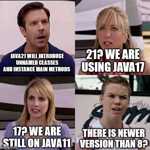 Java 21 will introduce Unnamed Classes and Instance Main Methods | java-memes, bug-memes, class-memes | ProgrammerHumor.io