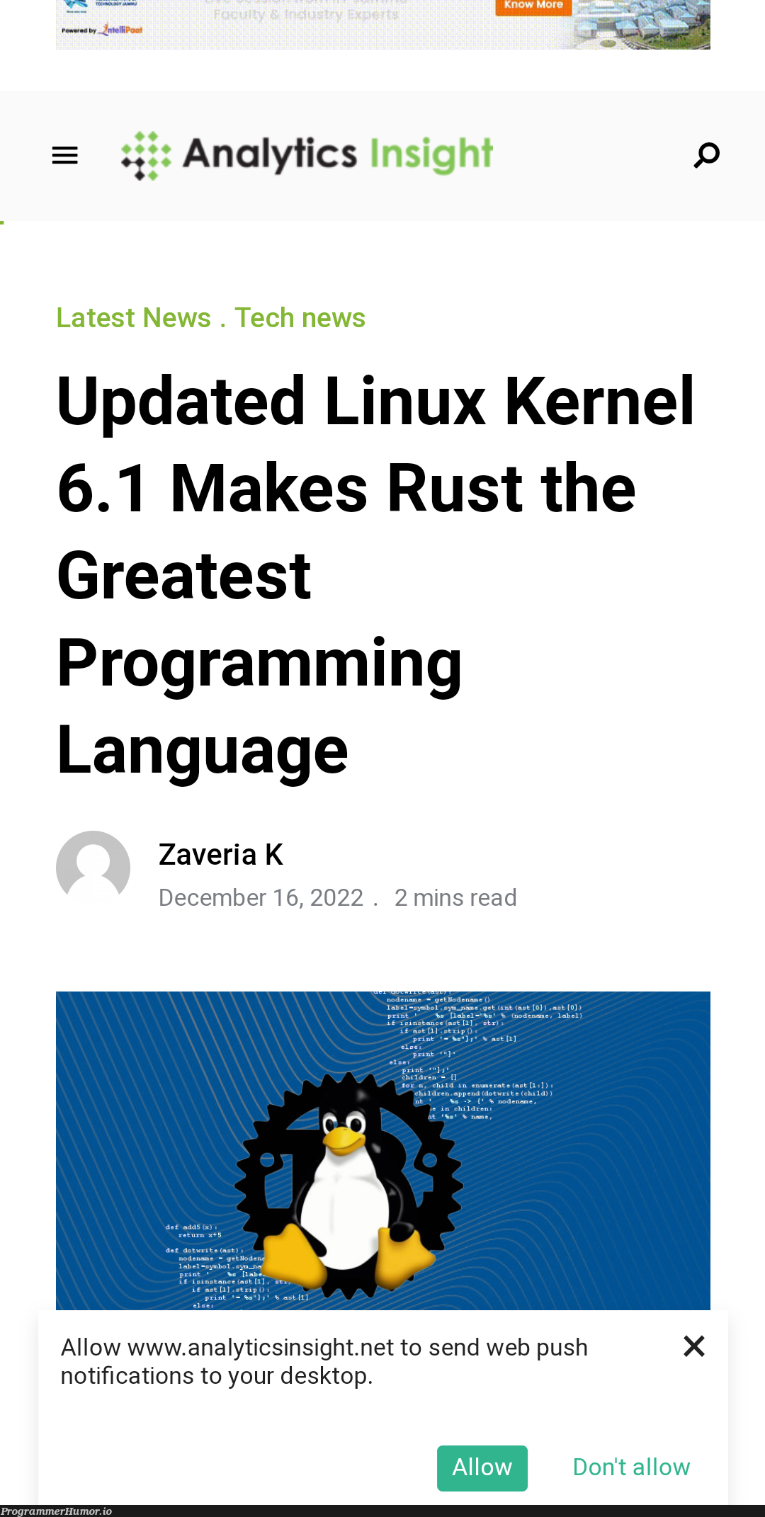 it's happening!!!! damn rust programmers they are rewriting all the world in rust | programming-memes, programmer-memes, tech-memes, linux-memes, web-memes, ux-memes, program-memes, test-memes, .net-memes, date-memes, language-memes, cs-memes, kernel-memes, rust-memes, programming language-memes | ProgrammerHumor.io