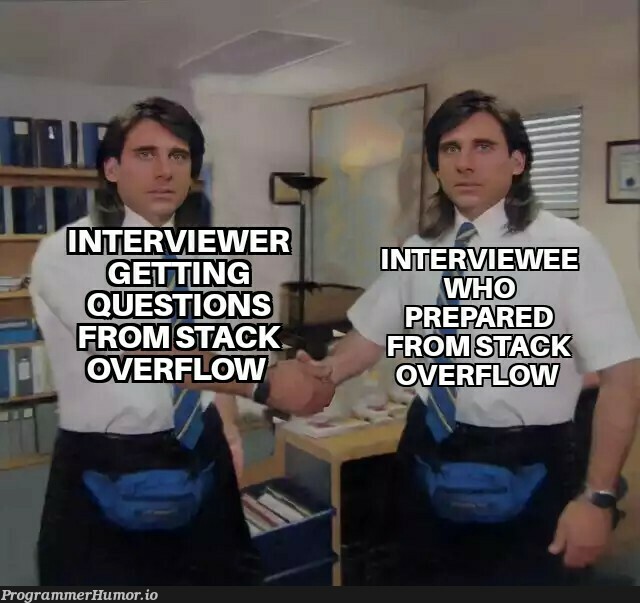 Let just start taking interview there | interview-memes | ProgrammerHumor.io