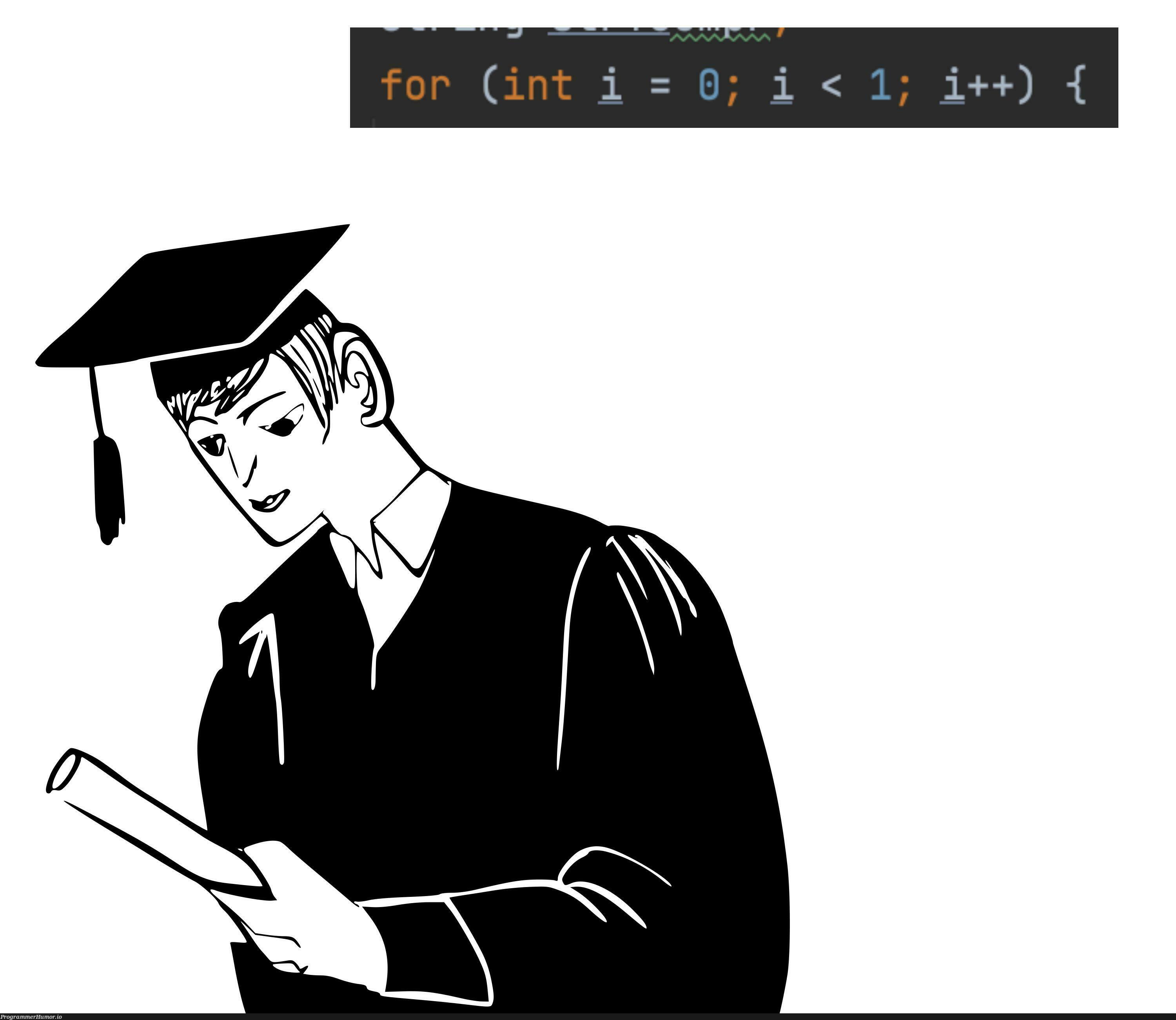 Found in provided code for a college assignment | code-memes, ide-memes | ProgrammerHumor.io