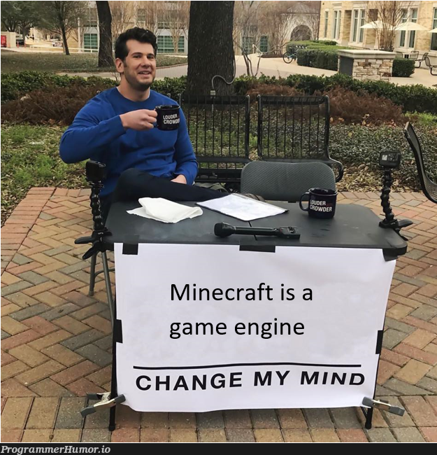 It is. | minecraft-memes, IT-memes | ProgrammerHumor.io