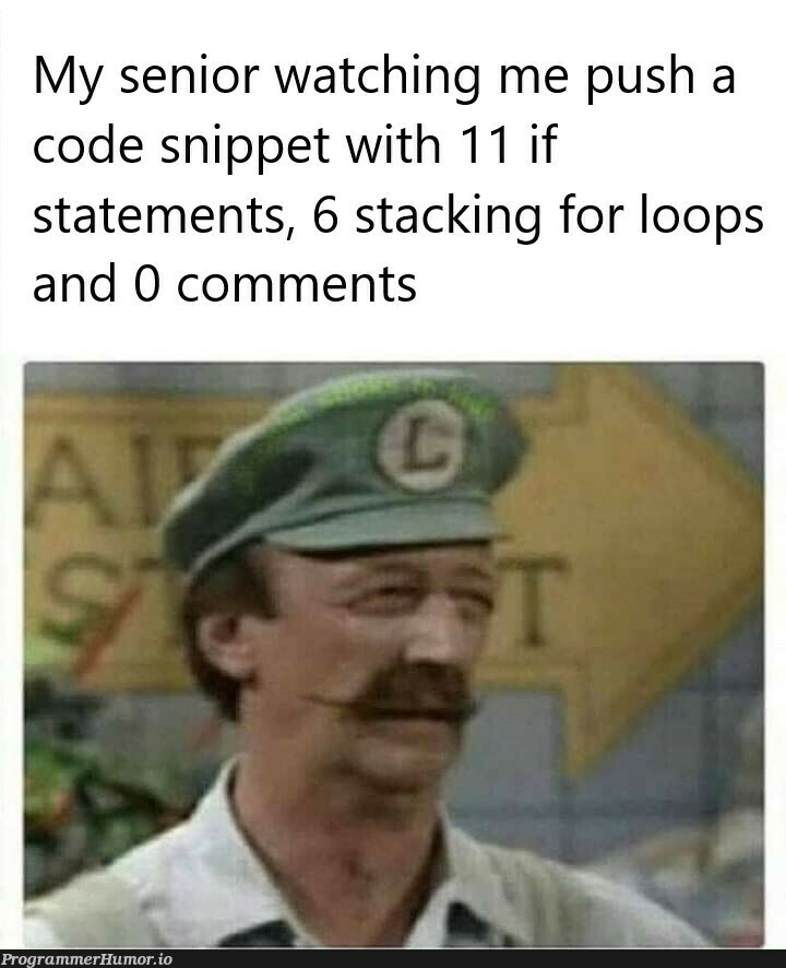 My job here is done | code-memes, stack-memes, loops-memes, for loop-memes, oop-memes, if statement-memes, comment-memes | ProgrammerHumor.io