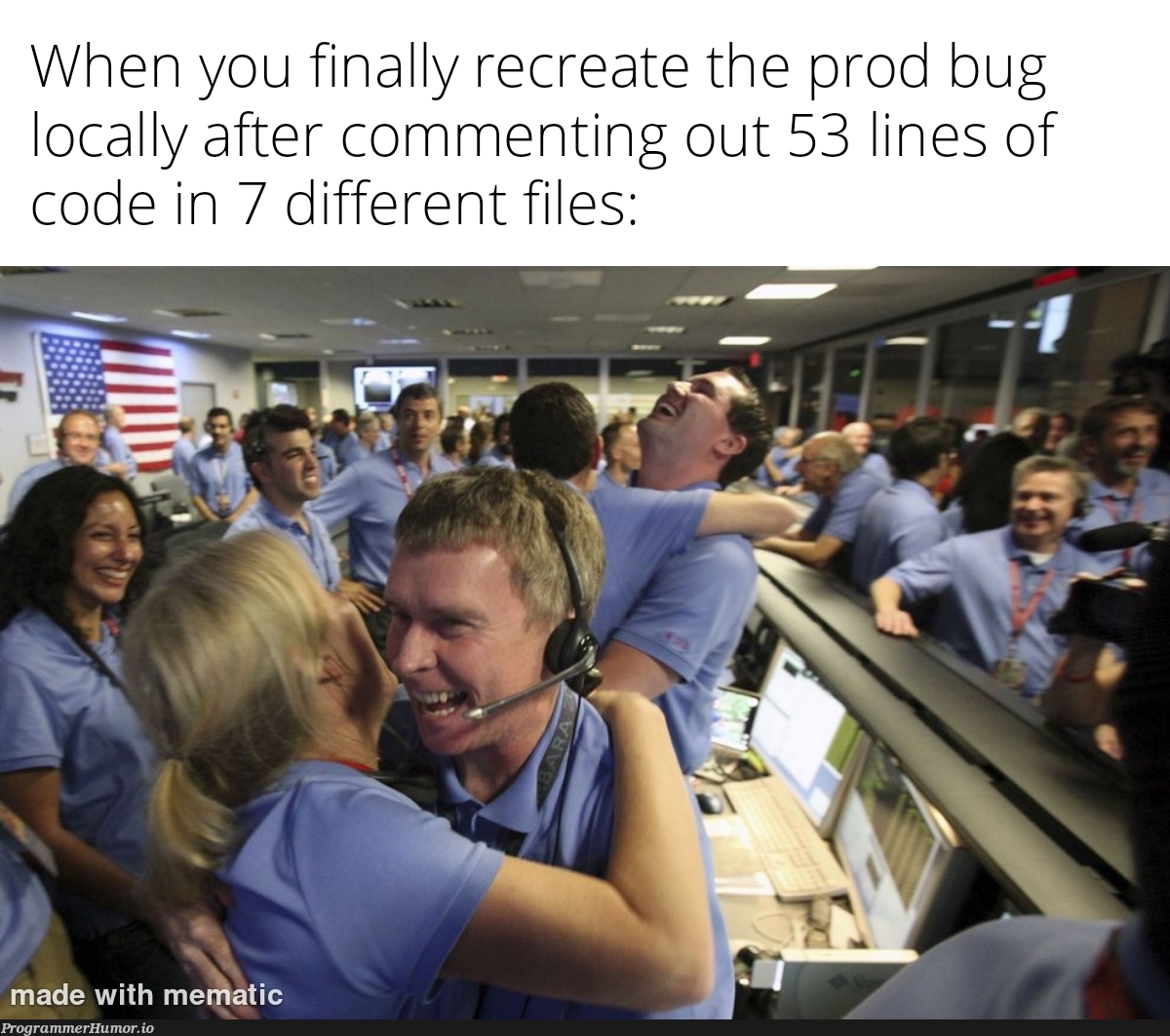 Good Job | code-memes, bug-memes, lines of code-memes, loc-memes, comment-memes | ProgrammerHumor.io