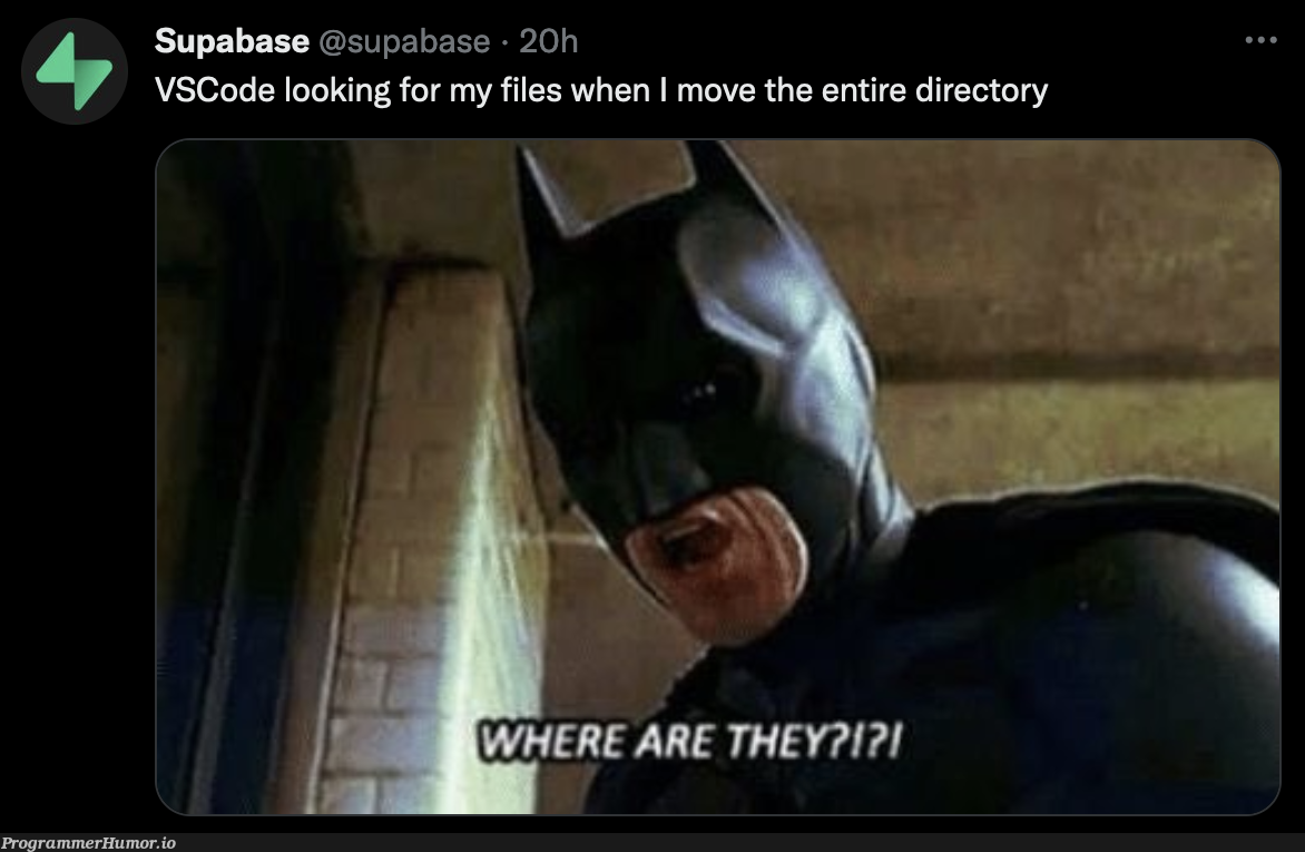 dev used confusion. it's super effective | code-memes, vscode-memes | ProgrammerHumor.io