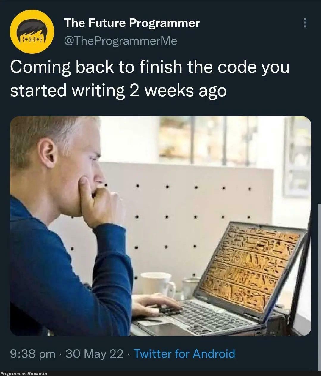 Uga buga coding. | programmer-memes, coding-memes, code-memes, android-memes, program-memes, bug-memes, twitter-memes | ProgrammerHumor.io