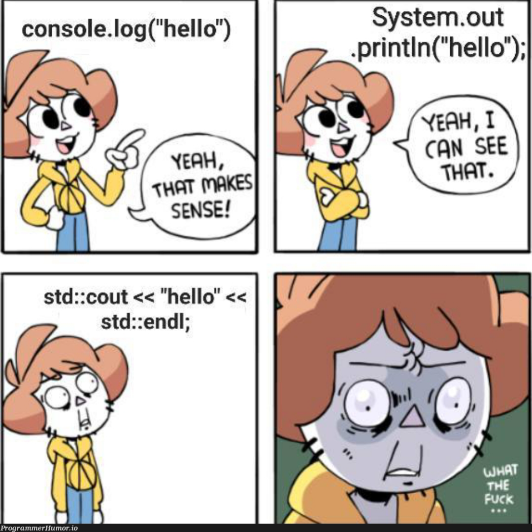 Why it is so weirdo?? | IT-memes, console-memes | ProgrammerHumor.io